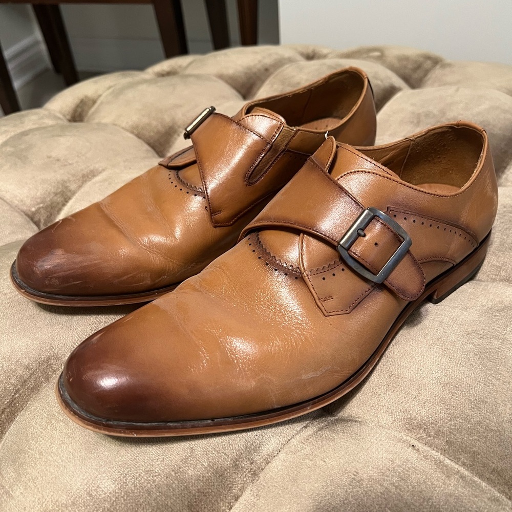 MENS MONK STRAPS STACY ADAMS